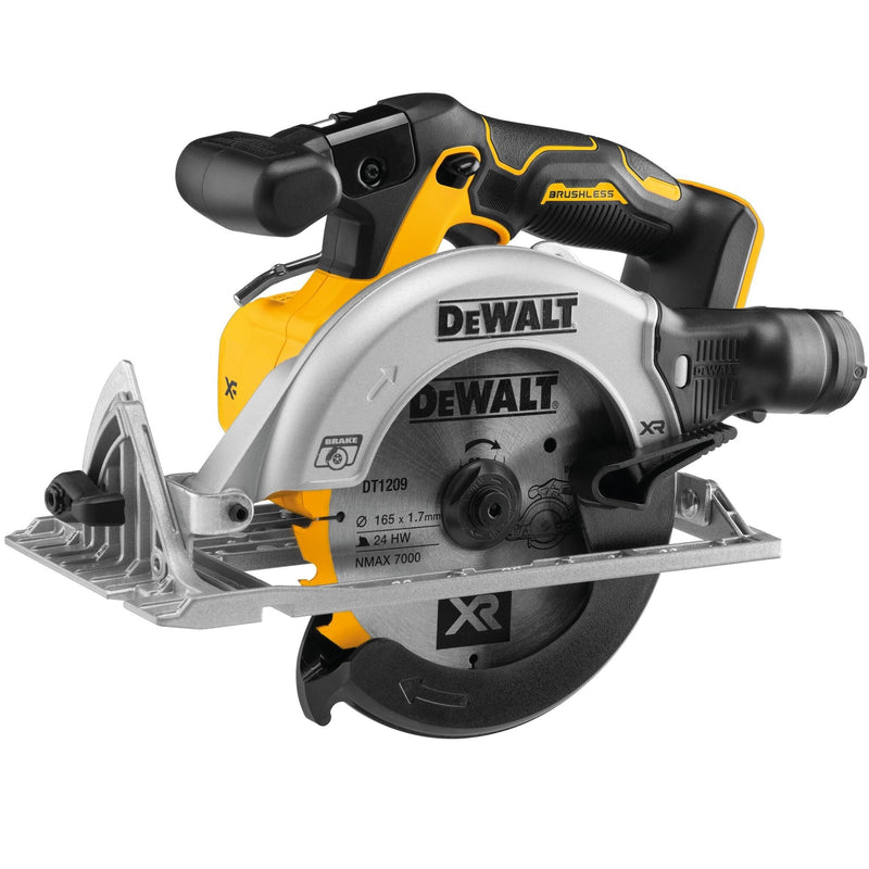 Dewalt Sierra Circular Inalámbrico DCS565N-XJ, 18V, Sin Batería Ni Cargador Amarillo Negro