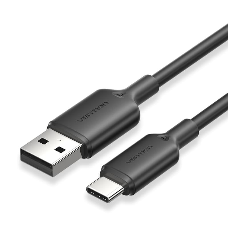 Vention USB Cable 2.0 Type-c Ctqbf USB Type-c Male USB Male Up To 60W 480Mbps 1M Black