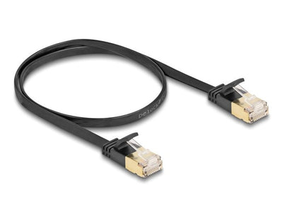 Delock RJ45 Network Cable CAT.6A Male a Male U/FTP 0,5M Black — image 1