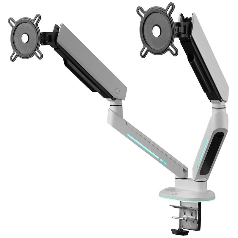 One For All Soporte Monitor Experience RGB Dual Blanco