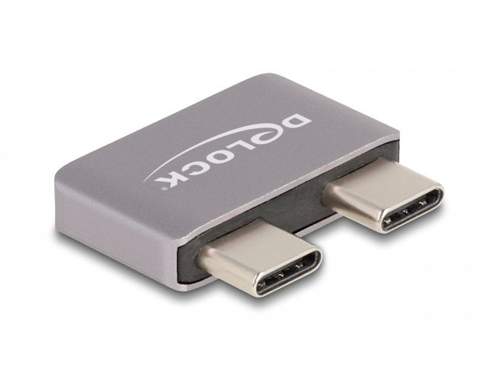 Delock 60055 Adapter USB 40Gbps USB Type-c™ 2 X Male a 2 X Female Protector Port Metal