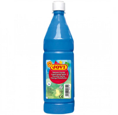 Jovi Témpera Líquida Paint Bottle 1000ML Blue Cyan — image 1