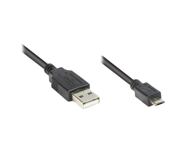 Good Connections USB 2.0 Cable A-micro B Black 0,3M — image 1