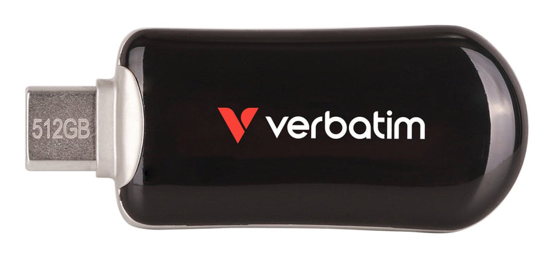 Verbatim Plectra Negro 512GB USB-C Flash Unidad 30227