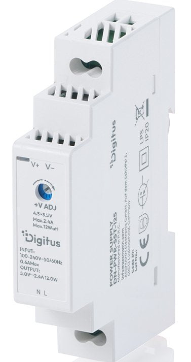 Digitus Power Supply 5V DC 15W Step-shape Din-rail — image 1