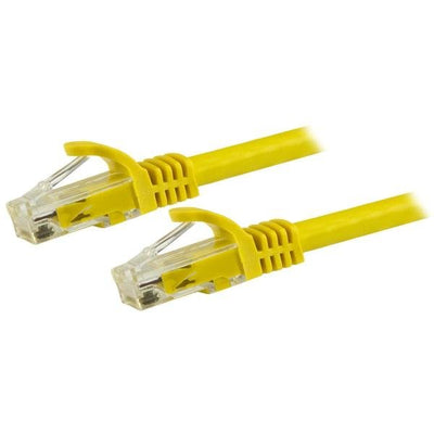 StarTech.com Cable Connection CAT.6 UTP Libre Enganches Yellow Cable Interconexión RJ-45 (m) a RJ-45 (m) 15M U — image 1