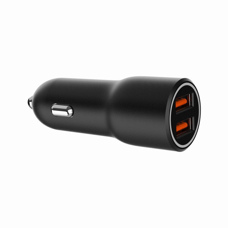 Gembird Fast Charger Car With 2 Ports Usb, QC3.0, 36W, Black