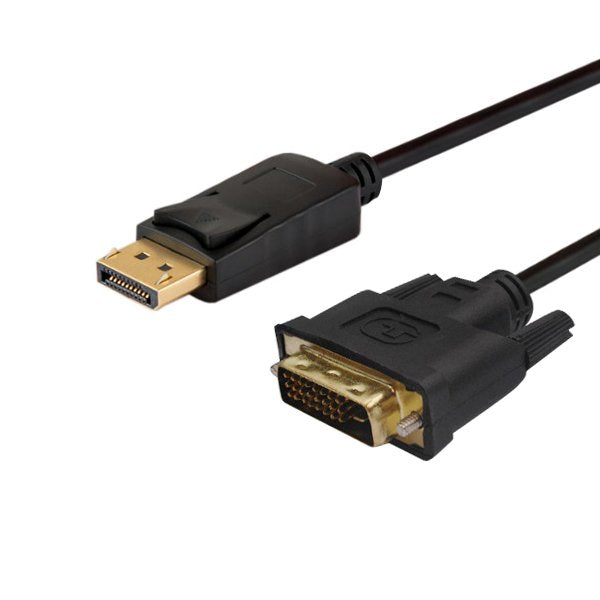 Savio CL-106 Adapter Cable Vídeo 1,8M DisplayPort DVI Black