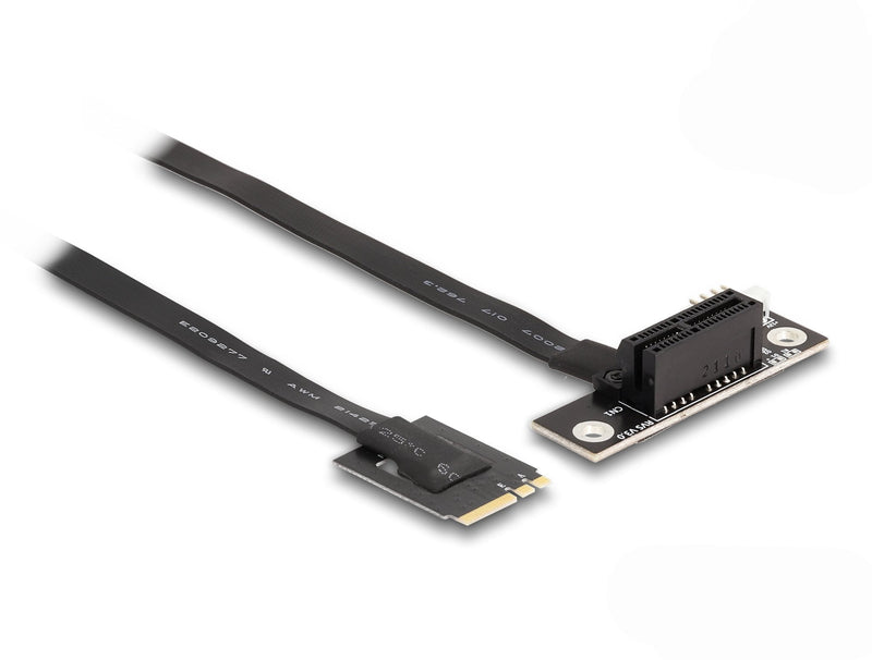 Delock 64217 Adapter M.2 Clave a + And a PCIE X1 NVMe Ángulo With Cable 20CM