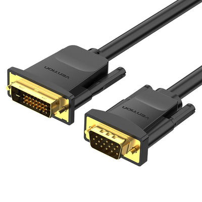 Vention Cable Converter Eabbg DVI Male VGA Male 1.5M Black — image 1