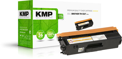 Kmp Toner Compatible Brother TN-326Y Comp. Yellow 3500 S. B-T64 — image 1