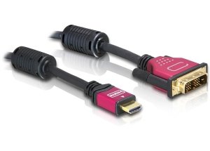 Delock HDMI Cable a - DVI(18 + 1) M/M 2.00M Premium