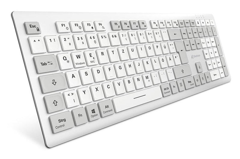 Sharkoon Officepal K30W, Keyboard White Distribución de, Cúpula Rubber 4044951042340