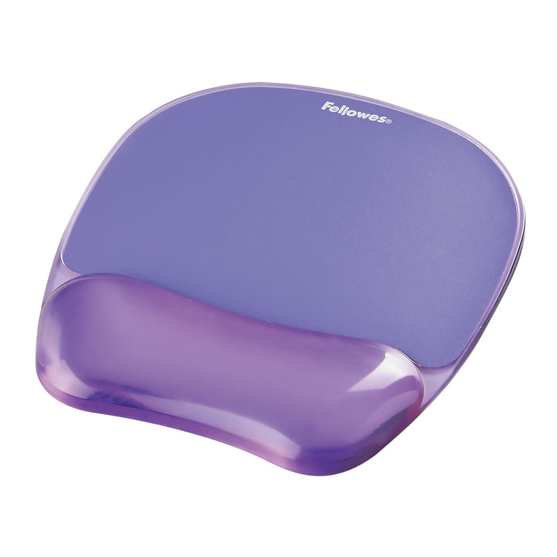 Fellowes Mouse Pad + Reposamuaâ€˜ecas Gel Violet