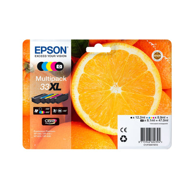 Epson Genuine Ink 33 Multipack Black Cyan Yellow Magenta Black Fotográfico — image 1