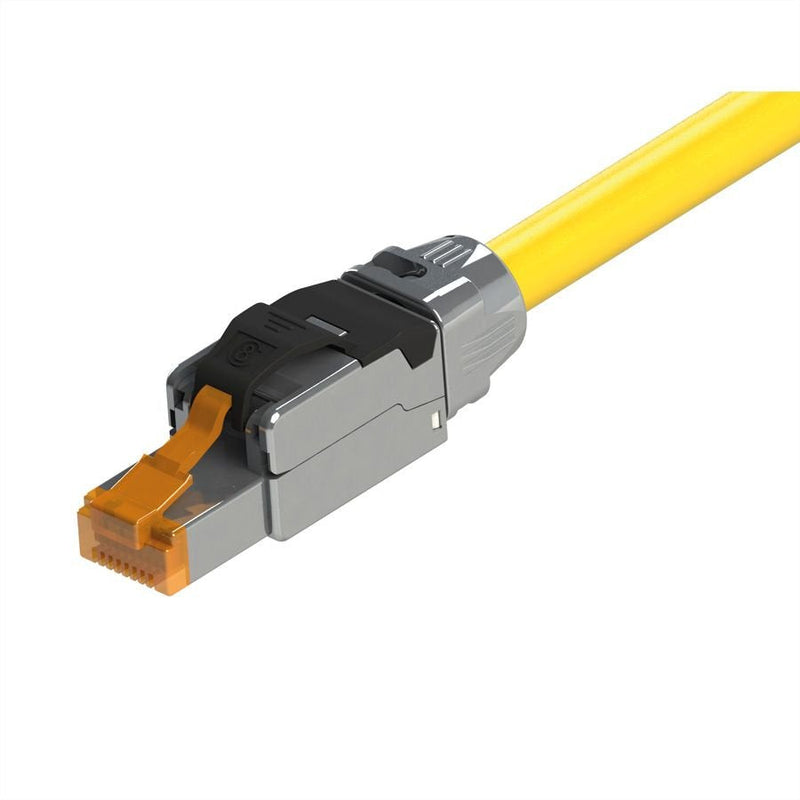 Roline S FTP- Pimf- Network Cable KAT.8 Class I Lsoh Massivdraht Yellow 2M