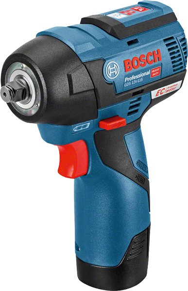 Bosch Atornillador Professional Impacto a Battery Gds 12V-115 Professional, 12 Voltios Blue/Black 2 Batteries  — image 1