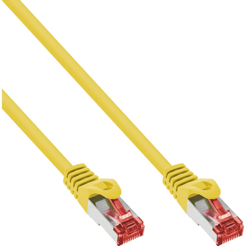 Inline Network Cable S/FTP Pimf CAT.6 250MHZ Cobre Libre Halógenos Yellow 0.5M