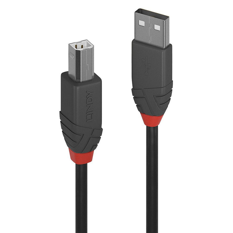 Lindy 36676 USB Cable 7,5M 2.0 USB a USB B Black