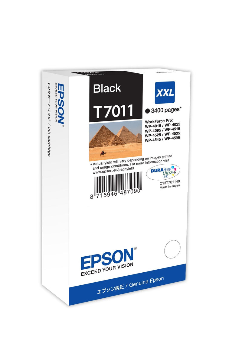 Epson Genuine Ink T7011 Size XXL Black