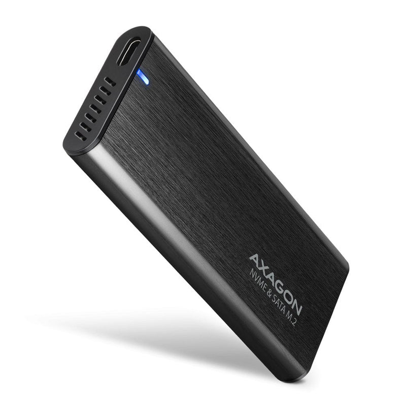 Axagon EEM2-SB2 Box External Hard Drive (SSD) Black M.2