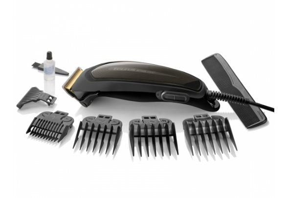 Taurus Hair Clipper Mithos Avant Motor 3000RPM 10 Alturas Corte 4 Peines Guía Lever Elevadora 2 Posiciones Uso
