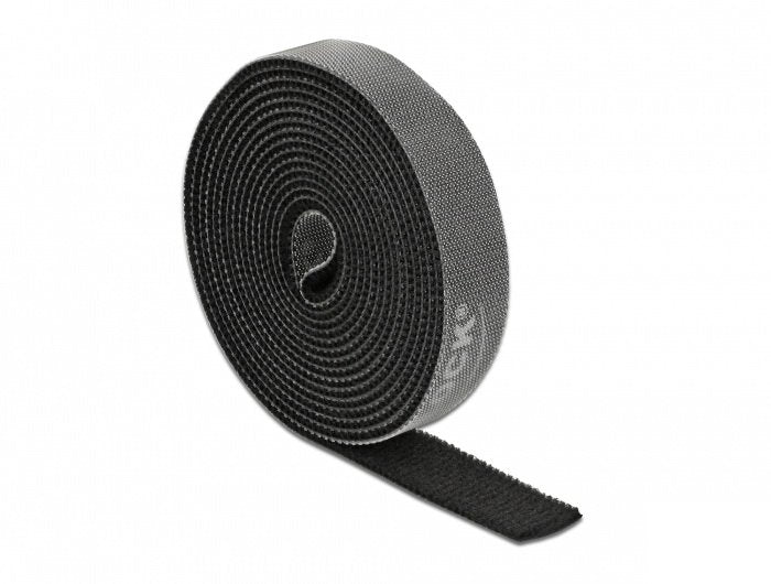 Delock Tape Velcro Roll L 2M X B 15MM Black