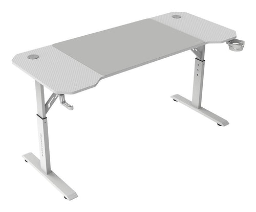 Mars Gaming Desk Gaming Mgd-ergo 140 White 140X60/ Mouse Pad XXL/ Stands Externos Bebidas And Headphones/ Gest — image 1