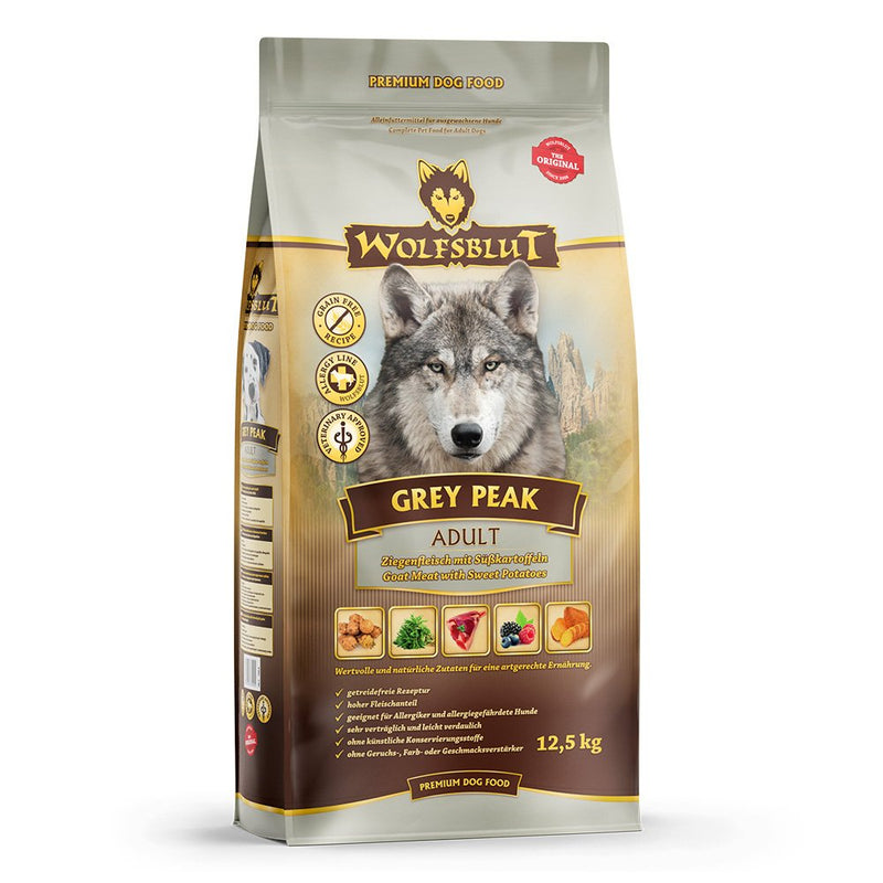 Wolfsblut WB784905 Comida Seca Perros 12,5KG Adulto Cabra, Batata
