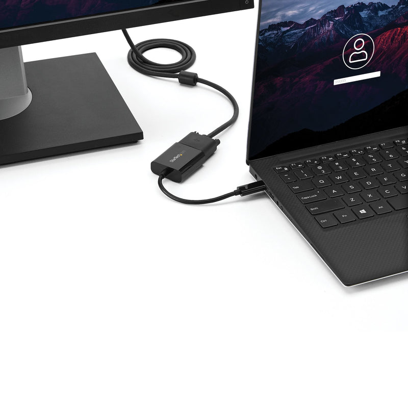 StarTech Adapter USB-C a VGA M/H Black CDP2VGA