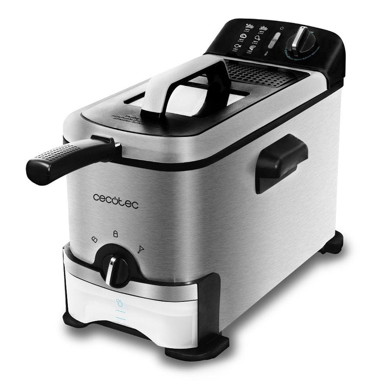 Cecotec Fryer Cleanfry 3000 Profilter/ 2000W/ Capacity 3L