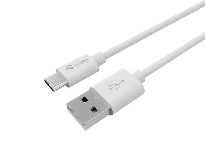 Equip USB Cable -A-C2.0 3A M/M 0.30M White