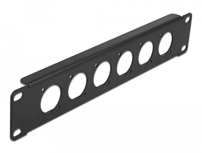 Delock 10? D-typ Patchpanel 6 Port Black