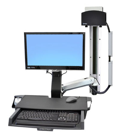 Ergotron Styleview Sit-stand Combo Ablageflaechen-system Wall Mount LCD Bis 61CM 24ZOLL 14,5KG.MIT CPU Halter  — image 1