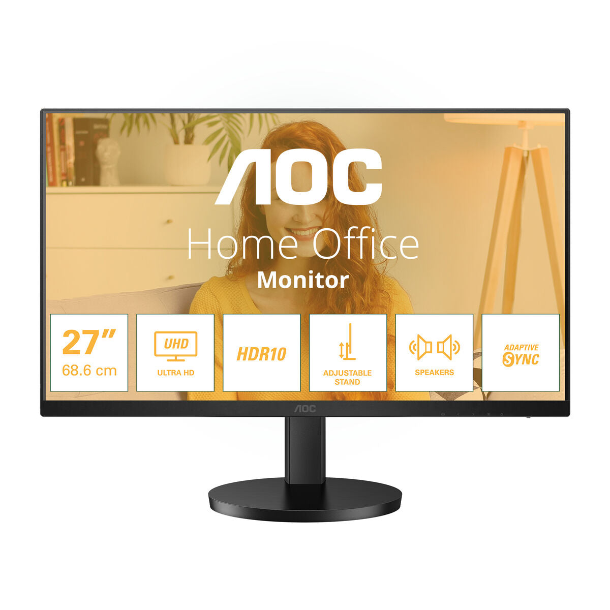 Aoc Gaming Monitor Aoc U27B3Af 4K Ultra Hd 27"