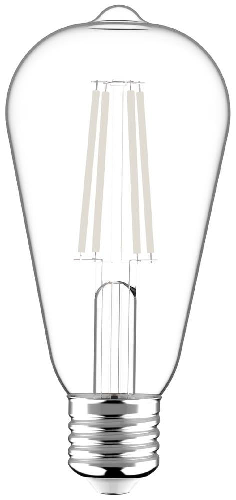 Avide Bulb LED White Filament ST64, 8,5W, E27, White Cálido, 2700 K