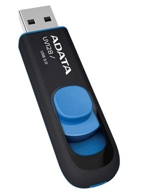 ADATA USB Flash Drive 32GB USB 3.0 Dashdrive UV128 Black AUV128-32G-RBE — image 1