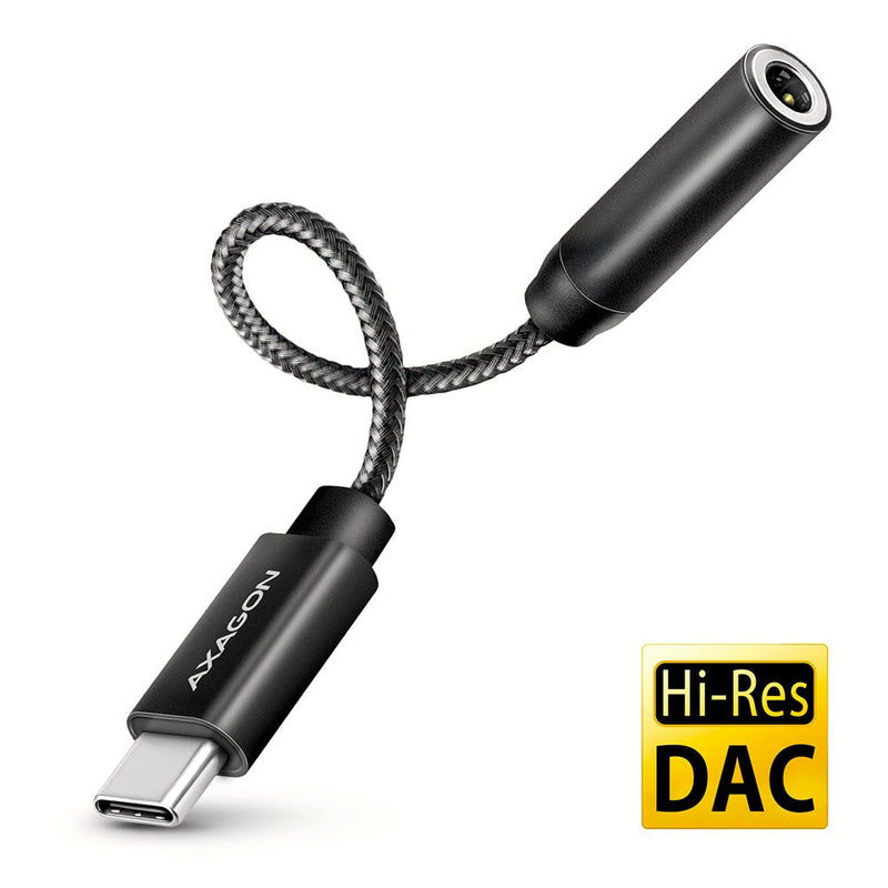 Axagon Ada-hc Adapter USB-C Hi-res Audio - 3,5-MM 32 Bit, 384KHZ