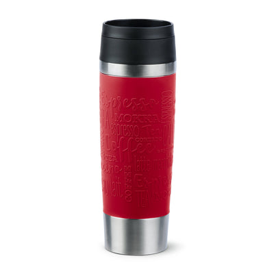 Emsa Travel Mug Thermal Classic Large Red Oscuro/Steel Inoxidable, 0,5 Litros N2022200 — image 1