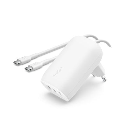 Belkin Charger Refuerzo USB-C 67W , 3 X USB-C + Cable WCC002VF2MWH-B6 — image 1