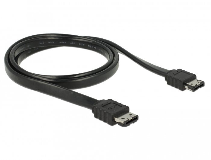Delock 85640 Cable ESATA 3GB/S Female ESATA Female 1M Black
