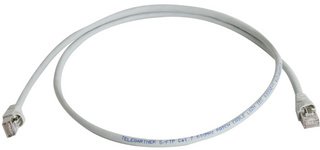Telegärtner Network Cable SFTP CAT.6A Grey 1,5M