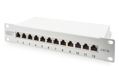 Digitus Patch 10 12 Ports FTP CAT.6 1U Grey DN-91612S-EA-G — image 1