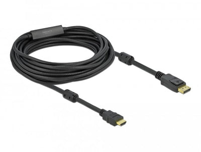 Delock DisplayPort 1.2 HDMI Cable 4K 60HZ 10,0M Aktiv — image 1
