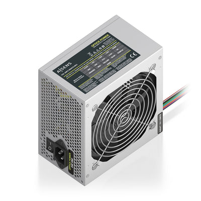 Power Supply Power ATX 500W Oem, Silver — image 1