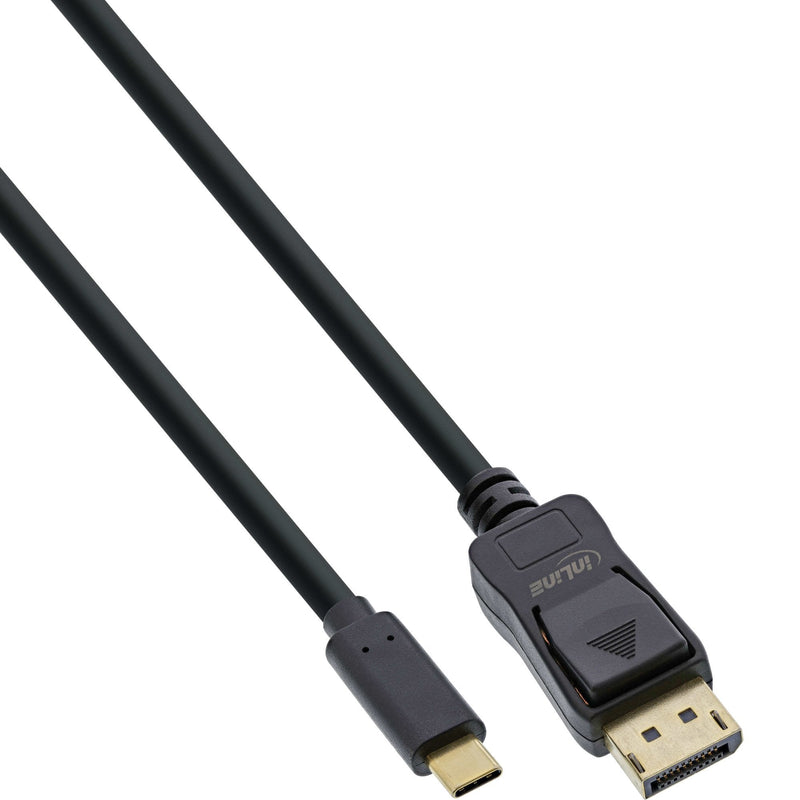 Inline Cable USB Type-c Male a DisplayPort Male (modo Alternativo Dp), 4K2K, Black 2M