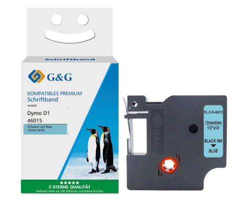 G&g Seiden Tape Labeller Compatible With Dymo D1/46015