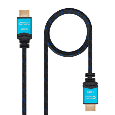 Nanocable HDMI Cable V2.0 Male a HDMI V2.0 Male 10M - 4K@60HZ 18Gbps - High Speed - Recubierto Nylon Trenzado  — image 1