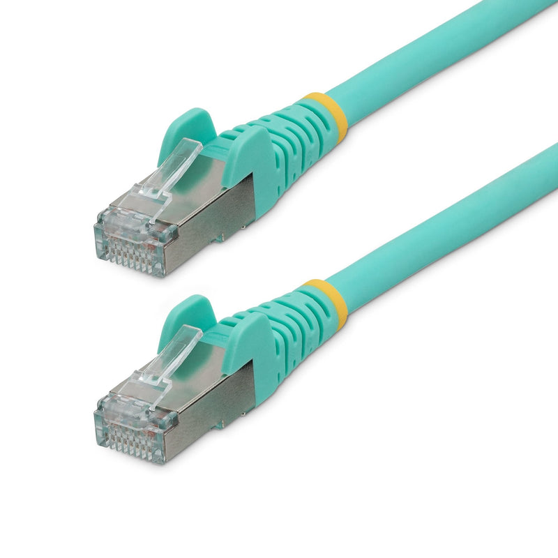 StarTech Cable .com 1.5M CAT.6A Ethernet Aqua Low Smoke Zero Halogen (lszh) 10GBE 500MHZ 100W PoE + Snagless R
