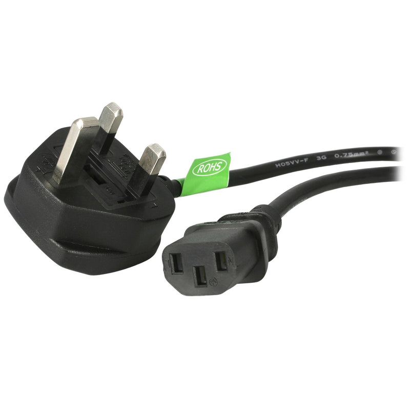 StarTech.com Cable 1M (3 Feet Power Reino Unido Uk, BS1363 a C13,